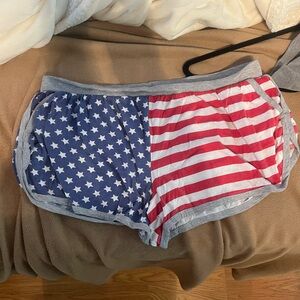 Womens plus sleep shorts